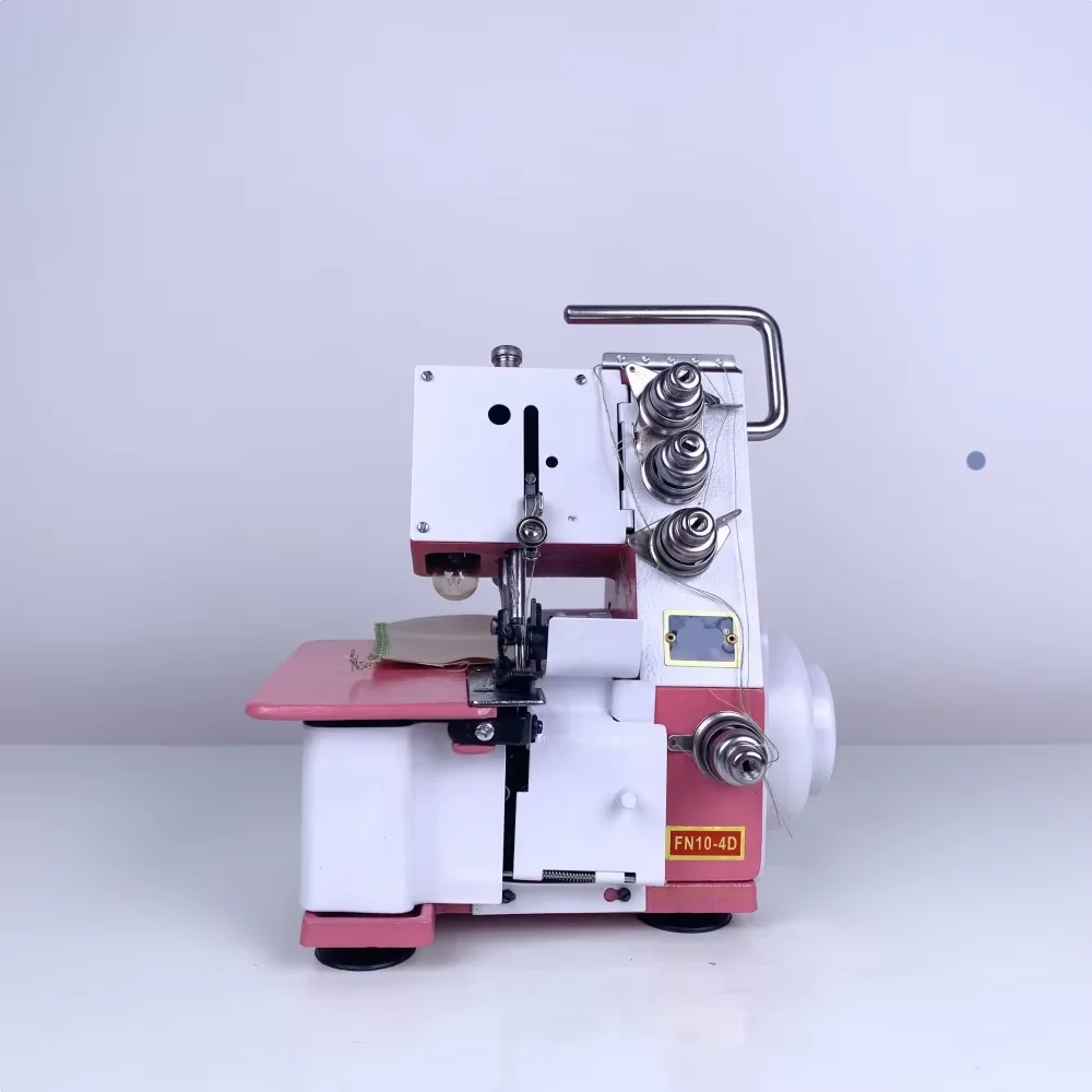 JUKKY FN10-4D 4 thread hot sale Mini Portable Household electric double needle quilting overlock sewing machine for fabric