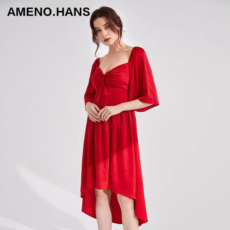 Concise design dresses wholesale ladies fashionable slim summer dress woman casual dresses