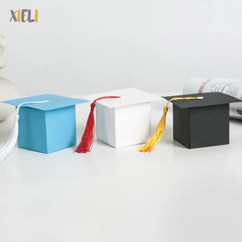 Xieli Custom Graduation Candy Box DIY Package Box Graduation Gift Party Favors for Party Decors