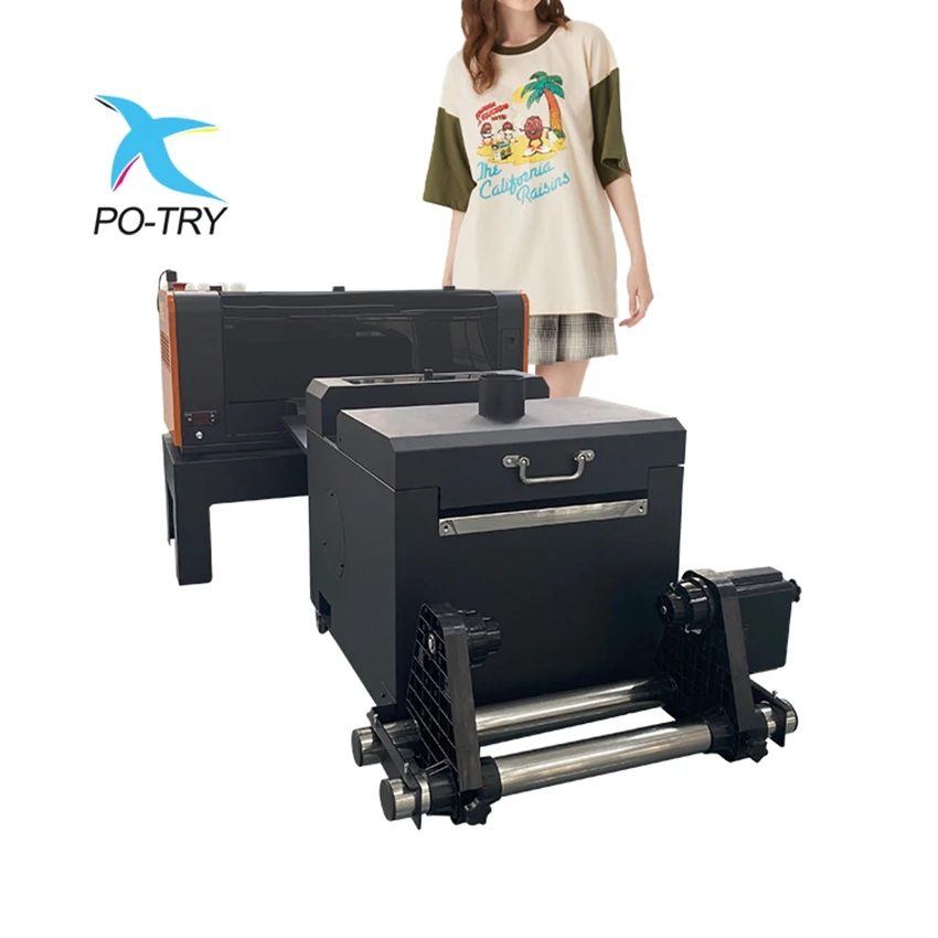 Po-try Digital Dtf Printer T-shirt Printing Machine For Custom Apparel Printing Print On Shirts And Any Fabric
