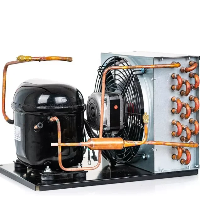 12VDC Mini Compressor Condensing Unit With Micro Channel Condenser