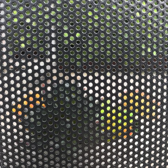 Decorative perforated punching round hole metal screen mesh