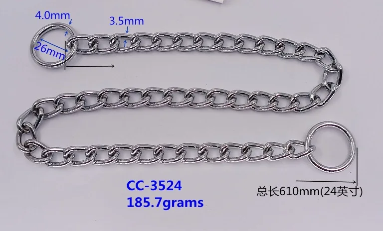 Fashion Head Necklace Pet Supplies Chain Accessories Luxury Dog Collar Pet Metal Chain Link Chains Pets