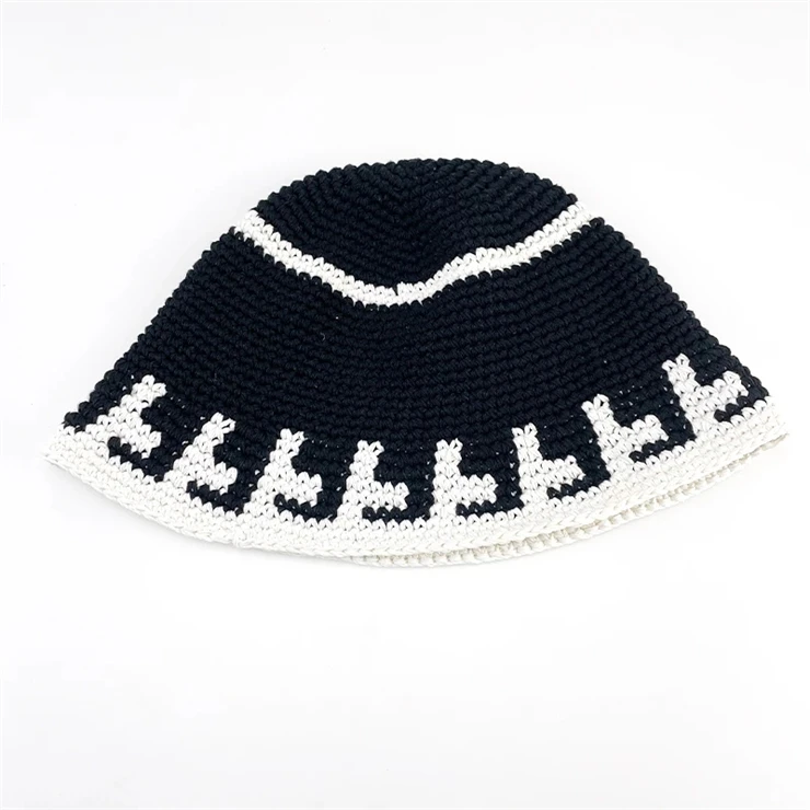 Новый дизайн полосатые шапки для женщин вязаные облегающие HandmadeCrochet девочек зимняя хип-хоп Уличная Панама шапочки