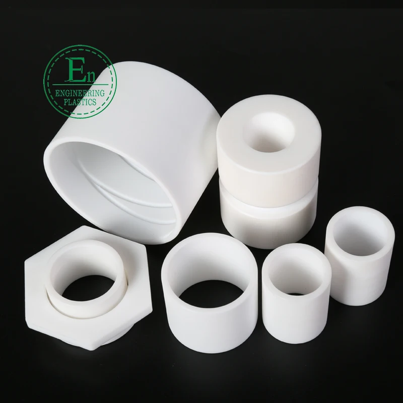 Custom Self Lubricating Ptfe Peek Nylon Flange Bushing Plastic Bearing Bush Screw Shaft Sleeve Tube Pipe Bushings Manufacturing