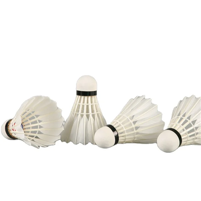 China brand original badminton shuttlecock with class A goose feather with great flight
