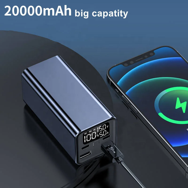 Portable laptop charger Fast Charging station PD 65W powerbank 50000mah 30000mah 20000mah Power Bank