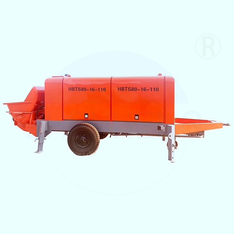 Zhenheng Hbt60 60 M3/H Concrete Pump Electric Power Hbt 50 Readymix Concrete Pump For Sale