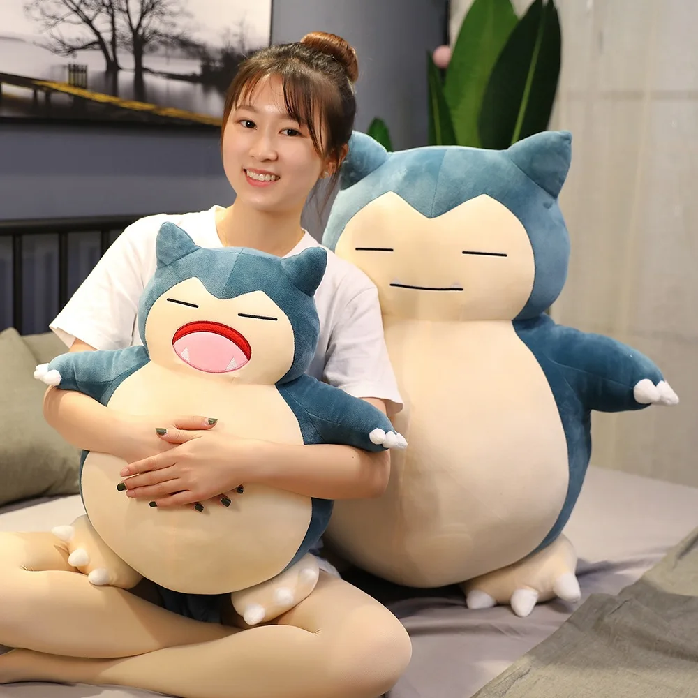 Gengar Pokemen Plush Toy Pikachu Charmander Rowlet Charizard Larvitar Squirtle Slowpoke Dratini Spinda Stuffed Doll Kids Gift