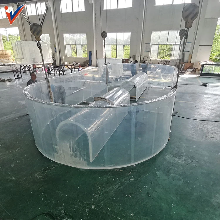 2024 Hot Selling China Manufacturers Bullet Shape Fish Tank Bullet Acrylic Aquarium & Accessories For Sale