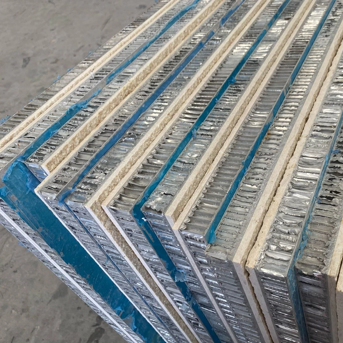 Florentine Grey lightweight Marble Composite aluminum honeycomb stone panel for exterior wall