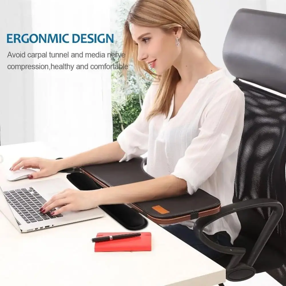 Домашняя офисная эргономичная мышь с поддержкой рук, нескользящая мышь с подставкой для запястья, коврики для клавиатуры из пены с эффектом памяти