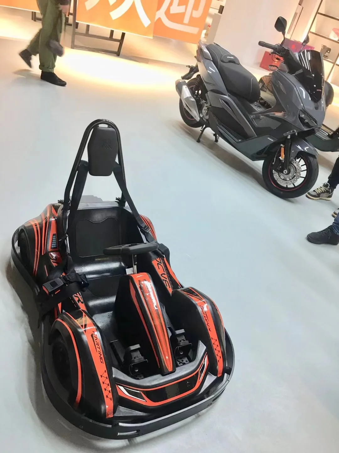 new coming amusement park rides single seat electric go karting drift go kart