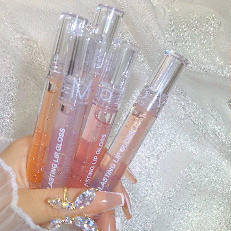 High-Shine Bright Plumping Lip Gloss Lip Oil Liquid Lipstick Pink Nude Lipgloss Clear