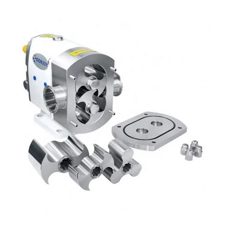 Donjoy TUL/TUR Series 3A Sanitary Gear Pumps Viscous Media Liquid Electric Rotary Lobe Pumps