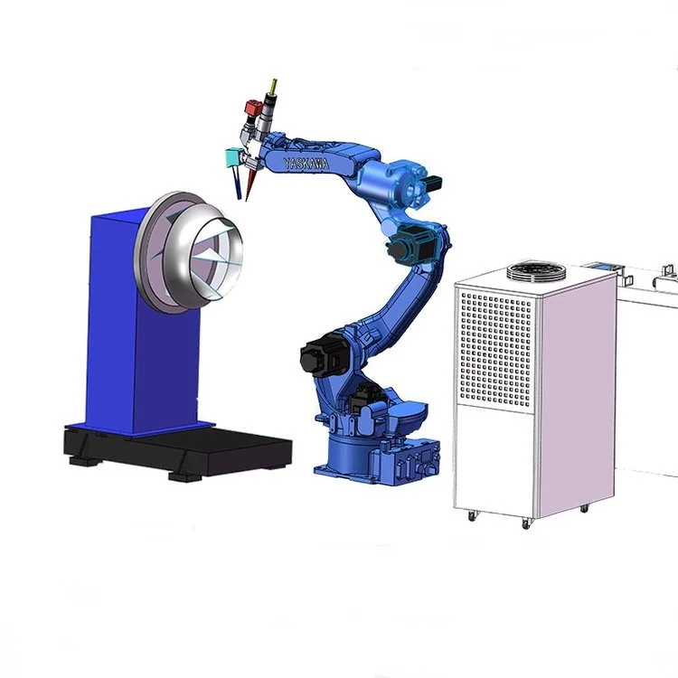 Робот Cobot 6-осевой лазерный сварочный аппарат Лазерный робот для нержавеющей стали алюминиевый 2000 Вт 3000 6000