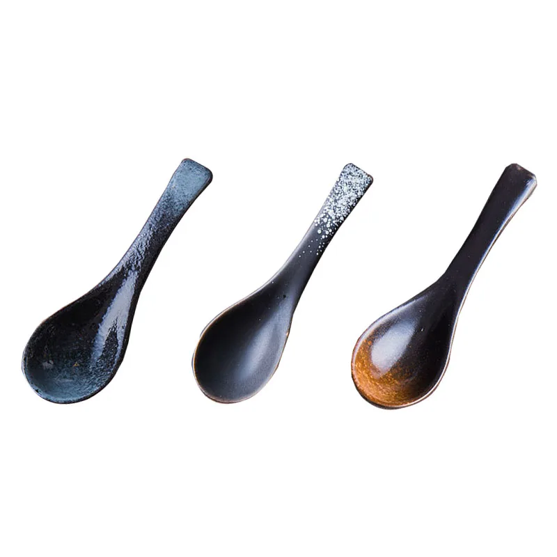 
Ceramic Good Quality Ramen Rice Soup Spoon for Home Hotel Restaurant Use 