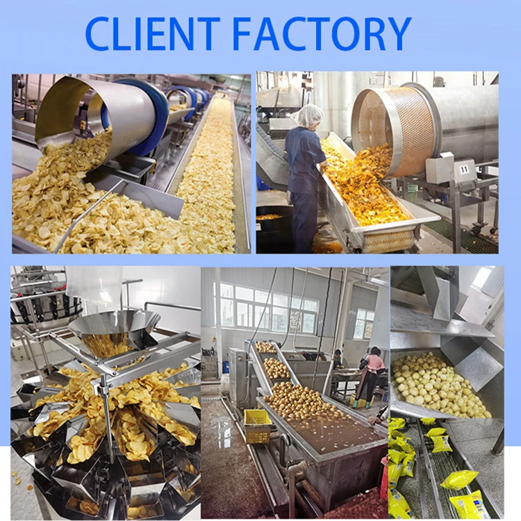 Professional-Grade Fully Automated Potato Chip Manufacturing Line New Condition Core Components Motor Engine Bearing Gearbox PLC