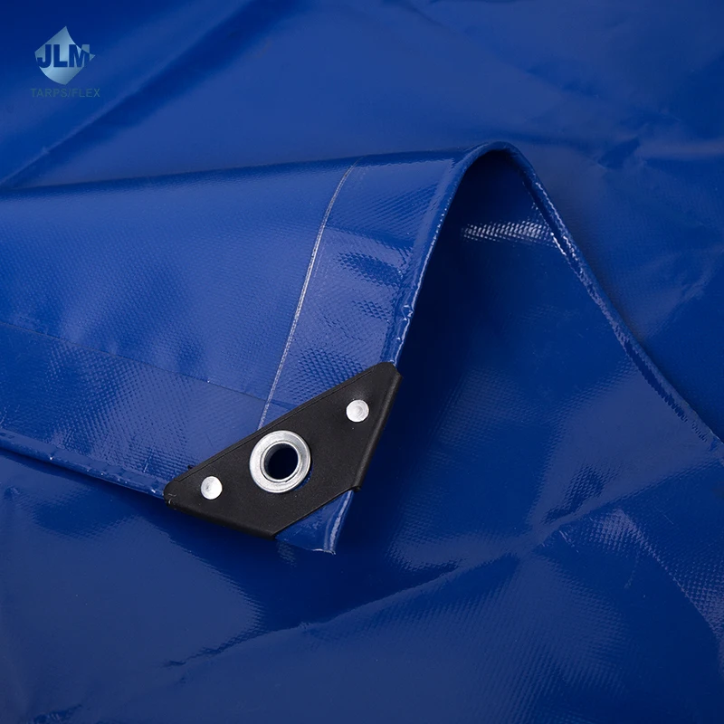 PVC Tarpaulin Truck Tarps Sheet With Eyelet Heat Sealing /Sewing Heavy Duty Oil Covers 1000D