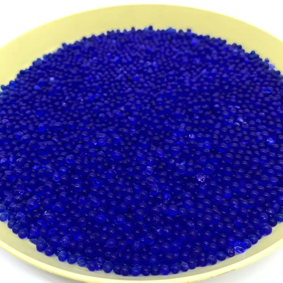 Hot selling blue silica gel High Absorption Color Changing desiccant Crystals Beads