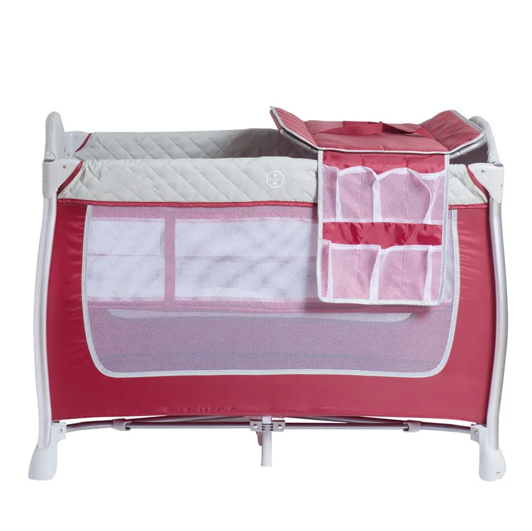 
High quality 2 Layers travel cot bed for european standard 