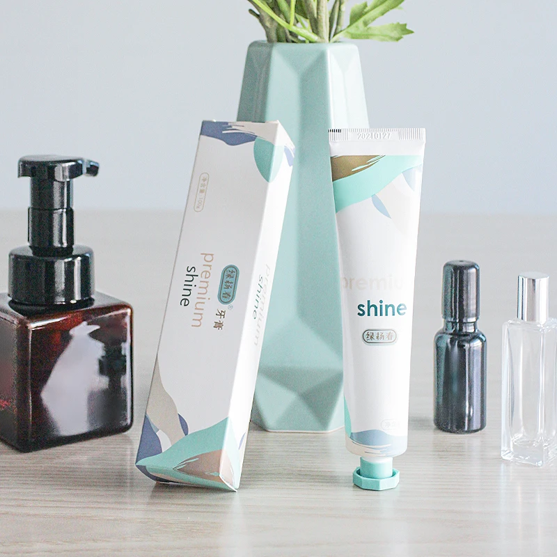 Anti sensitive fluoride free mint toothpaste manufacturer OEM private label bleeding gums plaque removal tooth paste