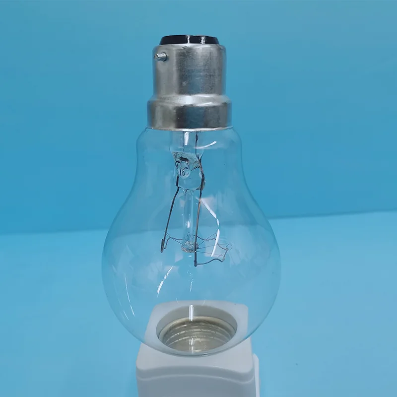 incandescent lamp glass bulb clear E27 B22  60w/75w/100w 220-240v 110v-130v