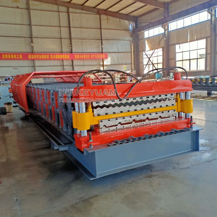 HKY-RFM 2024 High quality Machine de tole bac Machine de tuile double layer speed 15-30M/Min