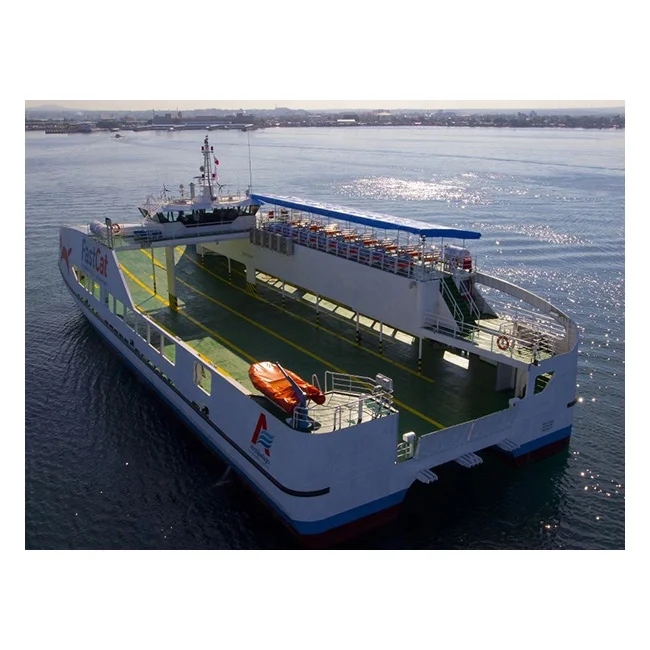 
50M Ro Ro Vessel for Passenger and Car Ferry Catamaran for Island Transportation FastCat Passenger Ferry 