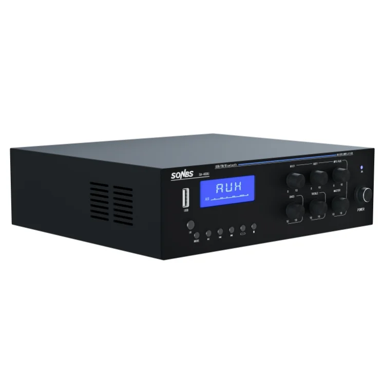 treble bass FM MP3 40W bluetooth karaoke speaker amplifier