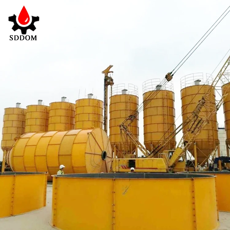 bolted cement silo mobile 50t cement silo  SDDOM Brand CE ISO  50 ton to 3000 ton mobile bolted type cement silo on sale