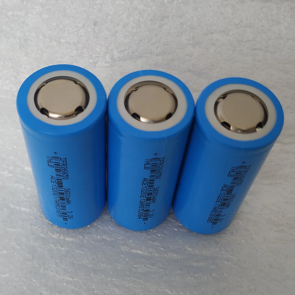 2 years warranty, 26650 LiFePO4 battery cell with 3C discharging rate