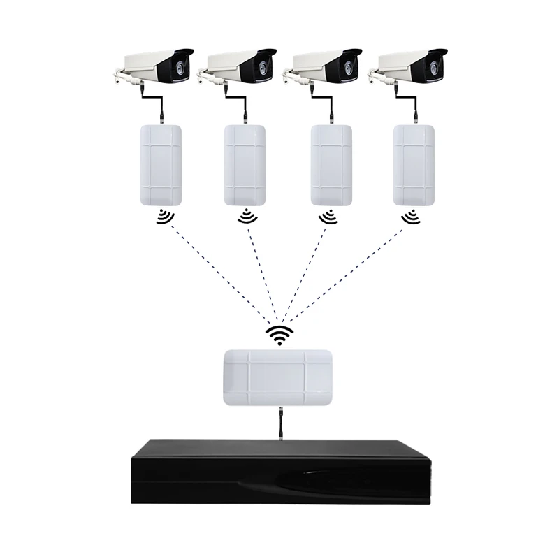4-канальный беспроводной комплект ip-камер видеонаблюдения камера безопасности система