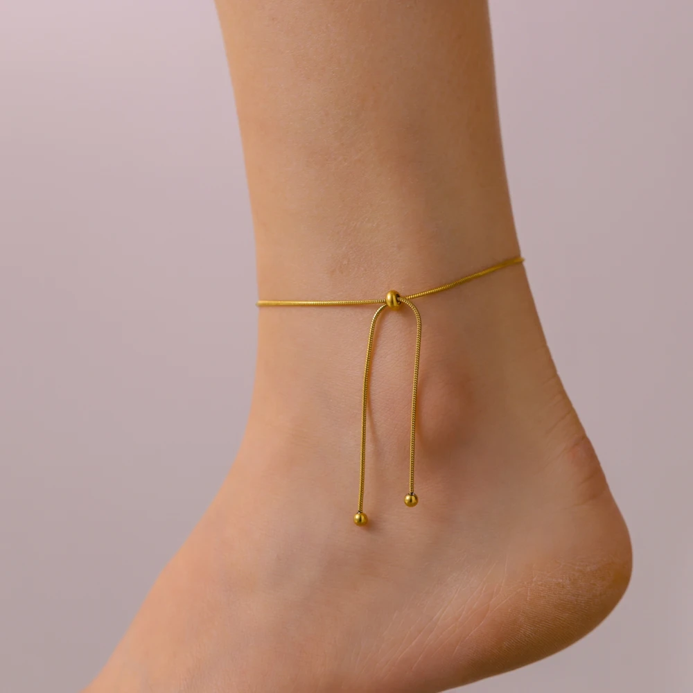 2021 New Stainless Steel Bracelets Gold Plated Bracelet Personalized Fashion Anklet For Parties