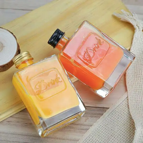 Factory Produced Premium Liquor/Milk Tea Glass Bottle