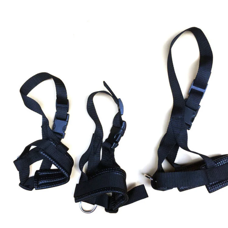 Pet Adjustable Soft Padded Quick Fit Comfortable Nylon Pet Adjustable So Anti Biting Training Stop Chewing Barking