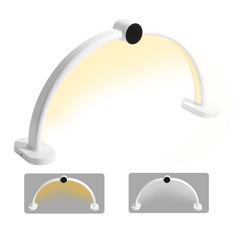 Nail equipments lash lamp beauty desktop half moon eyelash extension lamp nail desk lamp