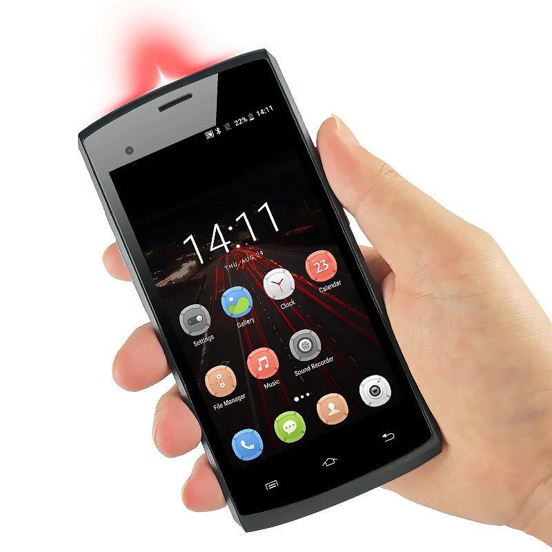 Высококачественный 5-дюймовый мобильный терминал данных Android Прочный промышленный КПК с Honeywell 6603 сканер штрих-кодов