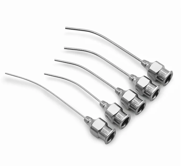 Eye instrument Lacrimal duct irrigating needle Oral irrigating needle Straight curved Angle stainless steel eye tool