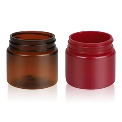 Plastic Bottles And Jars Supplier Amber Small 30ml cosmetic Plastic Jars