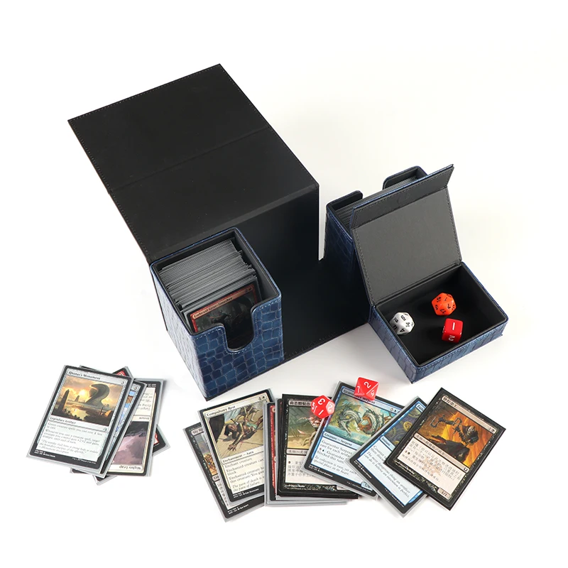 Карточные игры Mtg Fow Yugioh держит 100 + карточная коробка