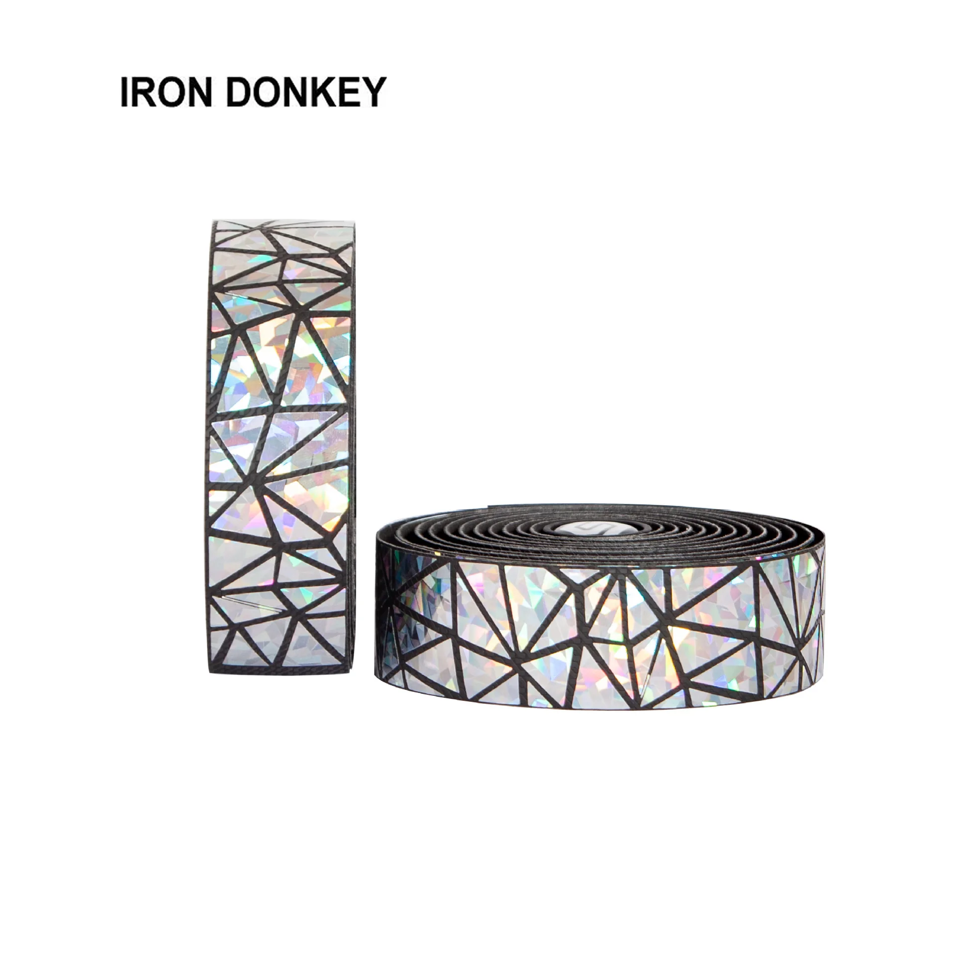 IRONDONKEY BMX Bicycle Handlebar Tape EVE Highway Chameleon Color Anti-Vibration PU Bend Handle Winding Tape