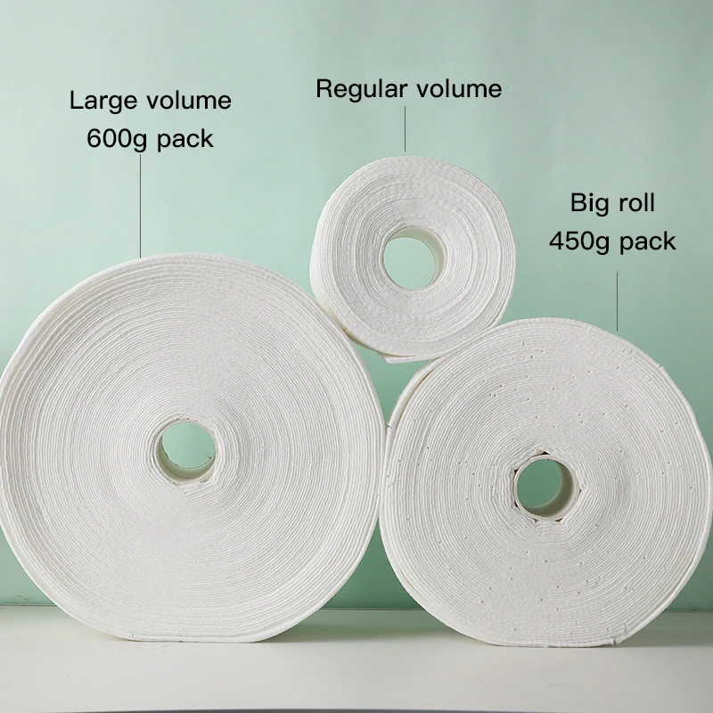 Biodegradable Cleaning Non-Woven Microfiber Pure Cotton Guest Makeup Facial Towel Disposable Face Towel For Beauty Salon