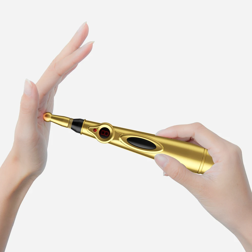 High-quality electronic stainless steel  acupuncture point detector stimulator acupuncture pen