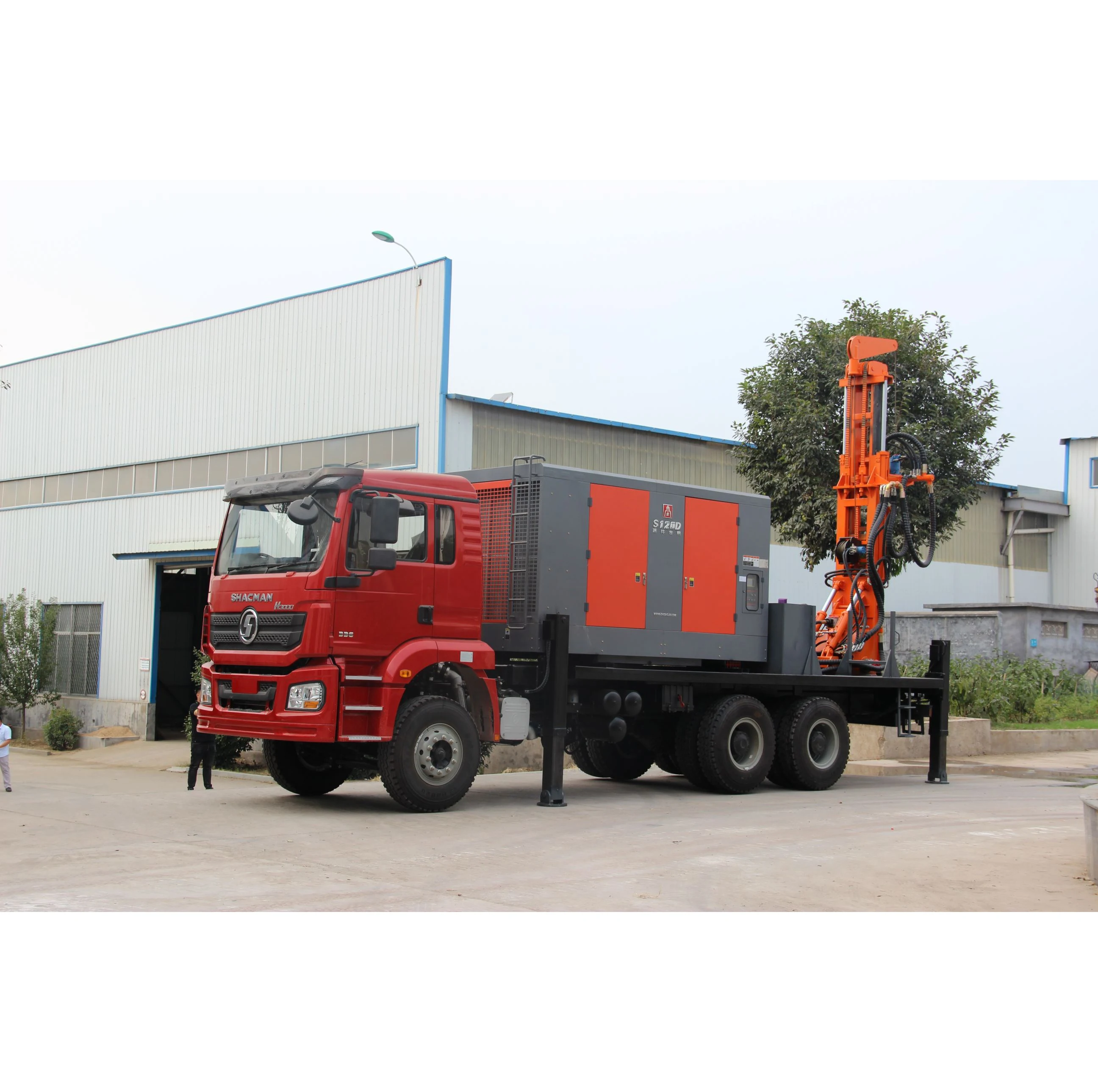 FYC580 Truck Type Water Well Drilling Rig Vehicle Drill Rig Can Be Installed With Air Compressor Water Drilling Rig On Truck