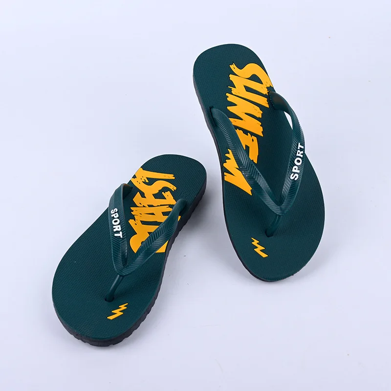 2022 New Fashion Thick Soles Clipped Feet Beach Comfortable Nonslip Wear Resistant Outdoor Slippers Flip-Flops