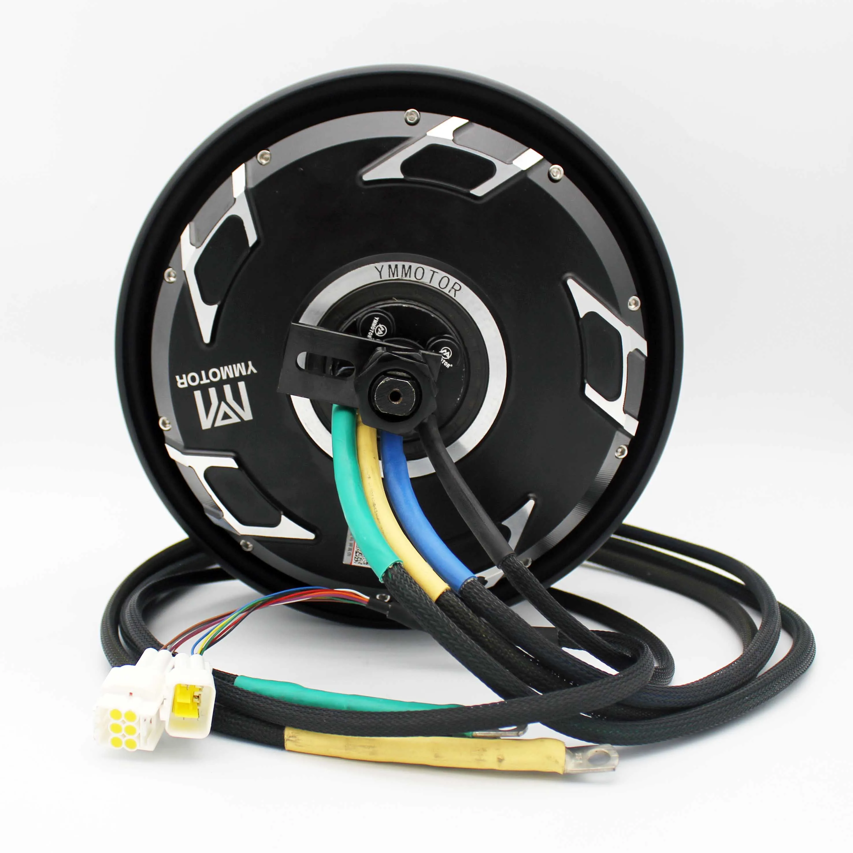Бесщеточный двигатель YMMOTOR, 10 дюймов, постоянный ток 7000 Вт, хаб высокой мощности, подходит для электрического велосипеда и скутера double Hall WP
