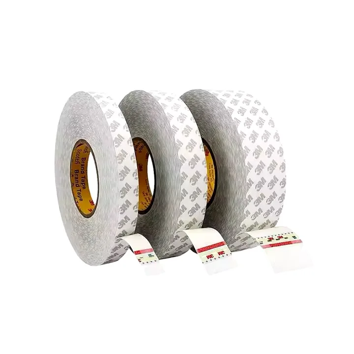 3M 55280 Clear White PVC Double-Sided Tape 0.3mm Thickness Thermally Resistant Masking Acrylic Pressure Sensitive Adhesive