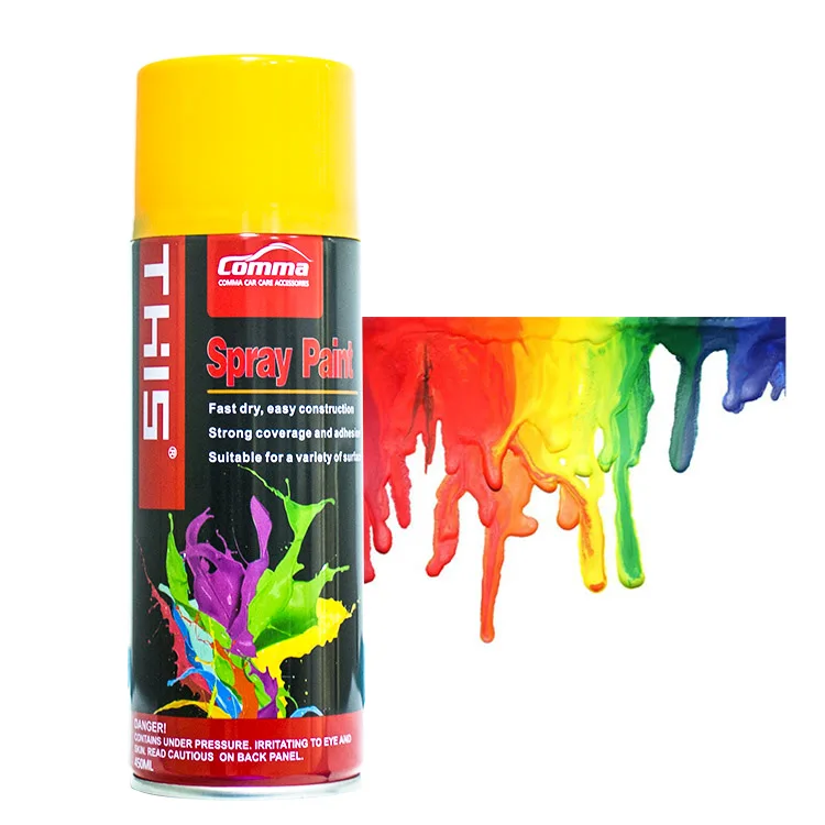 High Quality Factory OEM Color Acrylic Aerosol Paint Sample Car Graffiti Color Crackle Spray Paint