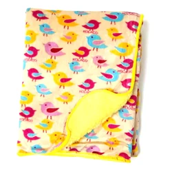 Amazon Best Selling Soft and Comfortable Cute Cartoon Print Flannel Baby Blanket